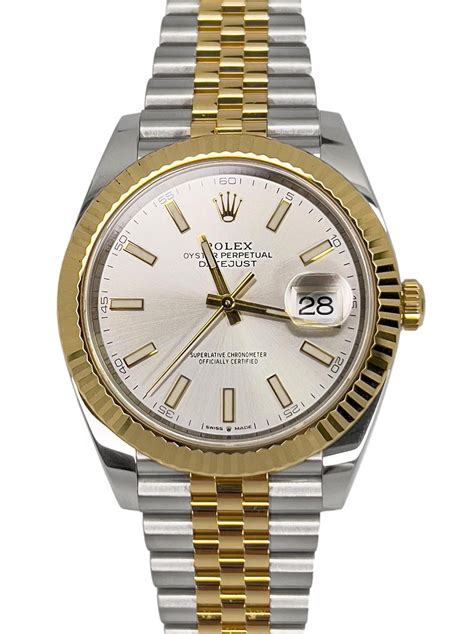 rolex datejust two tone replica|rolex datejust 41mm 126333.